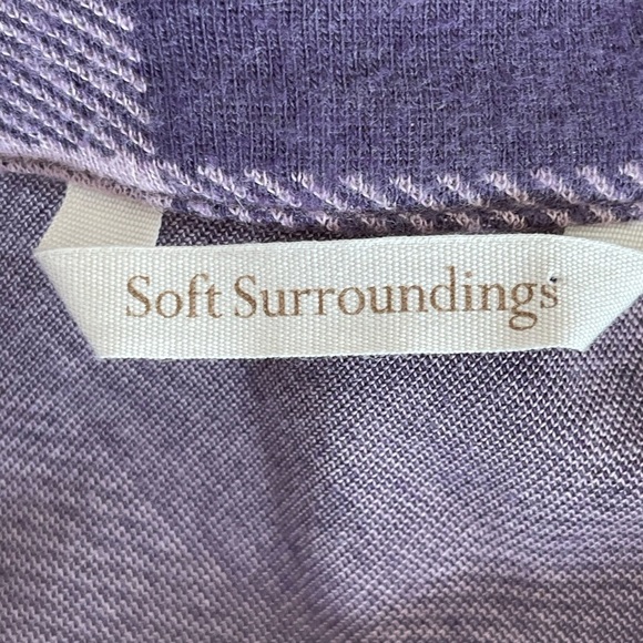 Soft Surroundings soft fleece half zip casual lounge errands work 1X - Picture 5 of 16